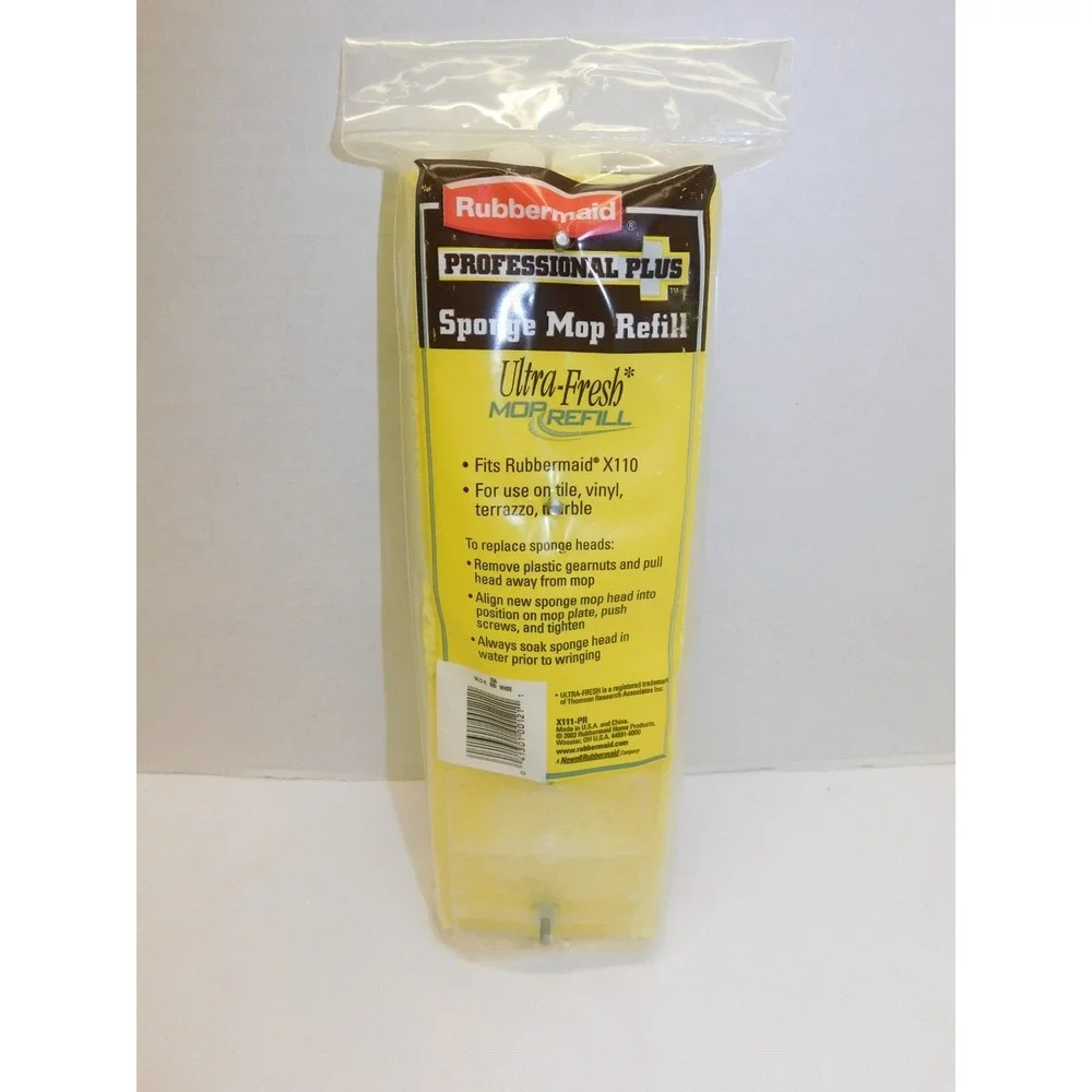 Rubbermaid Professional Plus Sponge Mop Refill Head X110